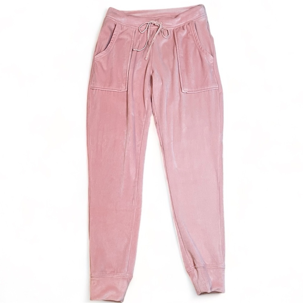 HOUSE OF HARLOW 1960 Pink Velour‎ Joggers Pants XS Spring Y2K Vibes Woman Casual